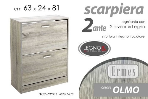 Scarpiera bassa ante doppie - 2,