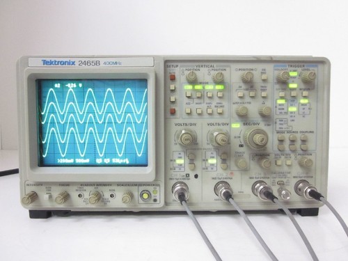 Tektronix 2465b 400mhz - tektronix, 4ch