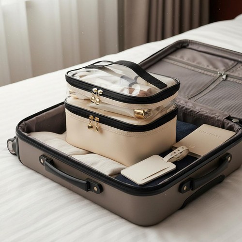 Beauty case doppio - doppio, strato