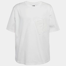 Maglia bianca Fendi FF