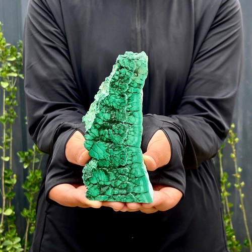 296g natural malachite flake - malachite,