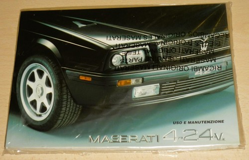 Maserati 424 libretto uso - maserati,