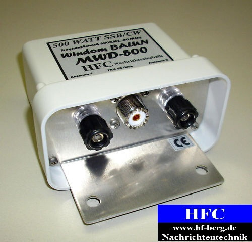 Mwd 500 windom balun - 1:6, /