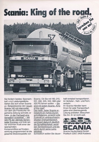 Scania pubblicità - pubblicità,