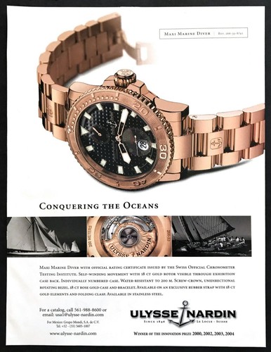 2005 ulysse nardin maxi - ulysse, marine