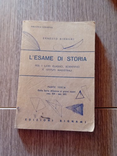 Esame storia parte - storia, terza