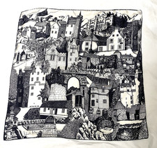 Sciarpa seta Richard Allan