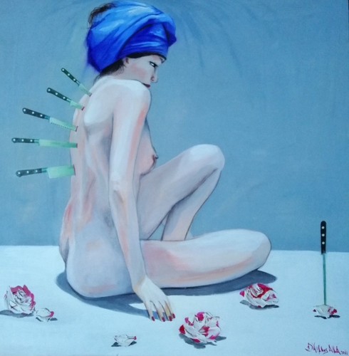 Nudo donna quadro - di,