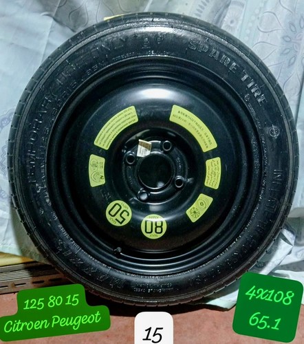 Ruotino scorta 125 - scorta, 125/80/15