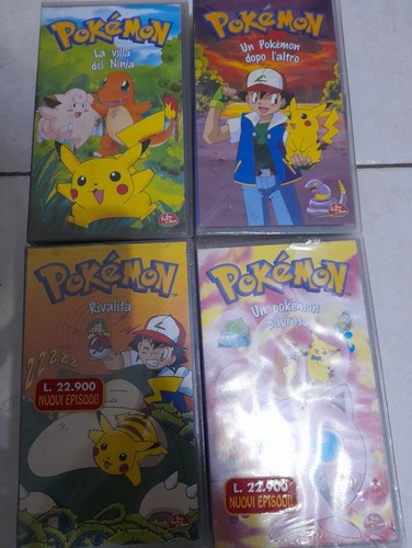 Lotto vhs pokémon sigillate - vhs,
