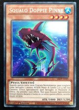 SQUALO DOPPIE PINNE Rara in Italiano (Double fin Shark) LED9-IT049 YUGIOH