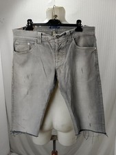 Articolo e3387 short uomo DonDup grigio, taglia W34 IT48, vita 45cm, fianchi 48c