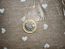 One Pound Coin 2017- Elizabeth II - Moneta rara - Sterlina discrete condizioni.