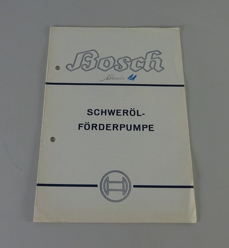 Manuale bosch pompa - manuale,