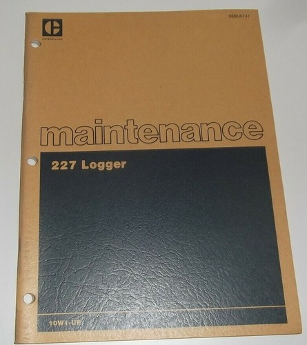 Cat caterpillar 227 - cat, manuale