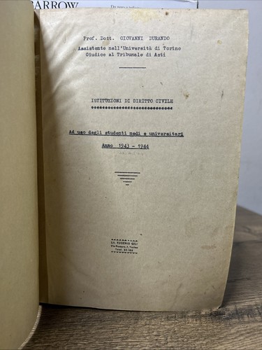 Istituzioni diritto civile - di,