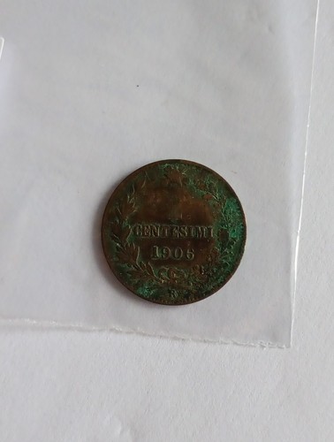 Moneta italia centesimi 1906 - italia, 2