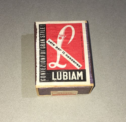 Lubiam scatola fiammiferi - lubiam-scatola, di