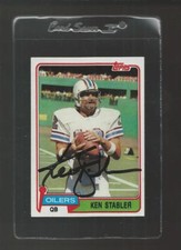 Ken Stabler Signed Auto 1981