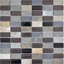 Mosaico vetro pietra - in,