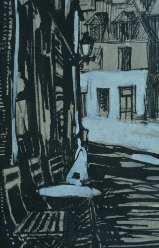Quadro antico vista - quadro,