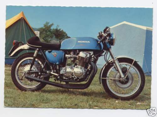 Cartolina moto honda 750 - ,