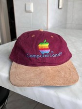 Cappello Berretto Vintage Apple Computers Computer Land Macintosh Mac Snapback Anni 90 Arcobaleno