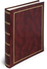 Album Foto Lebez 30 Fogli con Velina Colore Rosso Formato 30x33