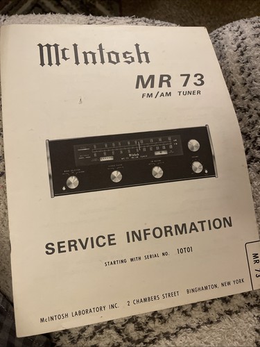 Mcintosh sintonizzatore - mcintosh, mr