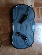 Bluefin Fitness Ultra Slim Pedana Vibrante nera con 5 programmi e 180 livelli