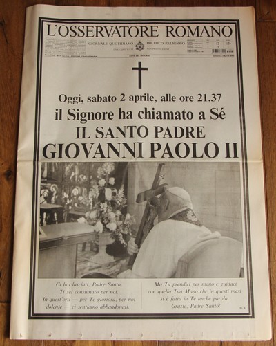 Special l osservatore - ed., l'osservatore