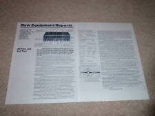 Recensione Amplificatore SAE TWO A-14, 1981, 2 pgs, specifiche, test completo