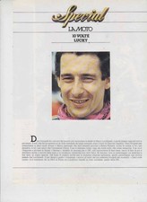 advertising SPECIAL PILOTA MOTOGP MARCO LUCCHINELLI-1980 SUZUKI MOTOSPORT EPOCA