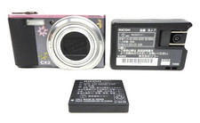 Fotocamera digitale Ricoh CX2 9,3MP rosa zoom 10x compatta ottima dal Giappone