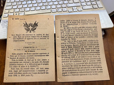 Regio decreto aut vendita - decreto, beni