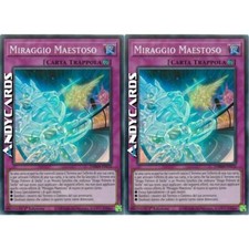 2x MIRAGGIO MAESTOSO • (Majestic Mirage) • Super R • DAMA IT070 • 1Ed • YUGIOH!