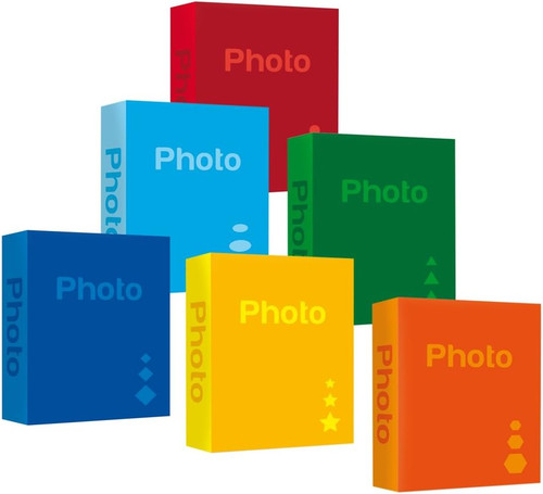 Album portafoto vari colori - album,