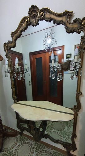 Specchiera con consolle - , in