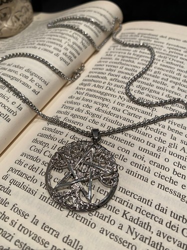 Collana pentacolo albero - collana,