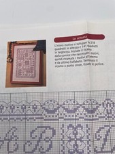 Schema punto croce  Alfabeto