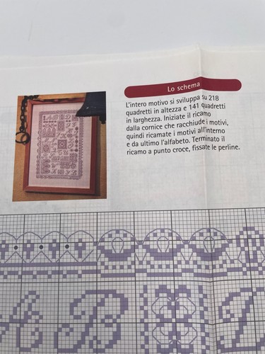 Schema punto croce alfabeto - schema,