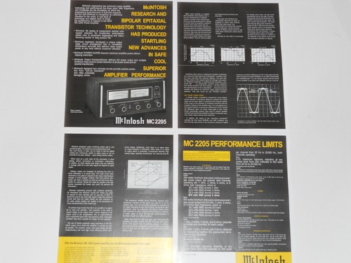 Mcintosh mc2205 brochure - mcintosh,