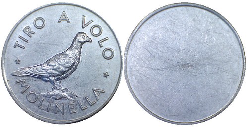 Gettone token tiro volo - gettone,