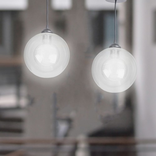 Globe verre transparent - globe,