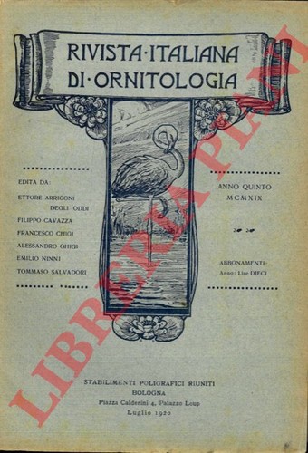 Rivista italiana - rivista, di