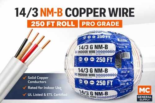 Rotolo filo rame 250ft - filo,