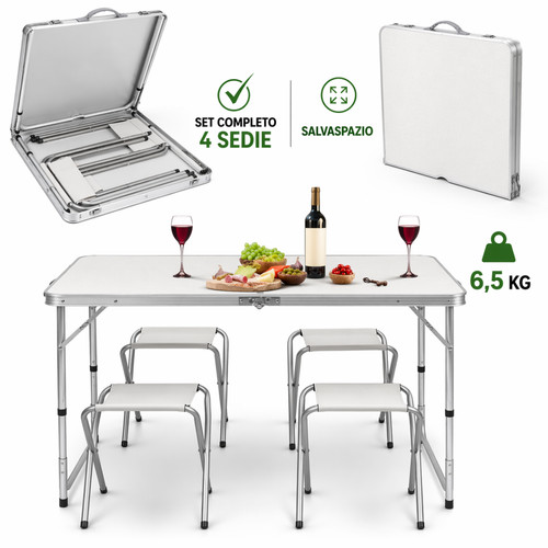 Set tavolo pieghevole - set, sedie