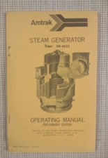 Vintage AMTRAK STEAM GENERATOR