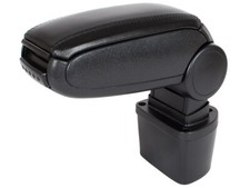 BRACCIOLO + SET DI MONTAGGIO ECOPELLE NERA PER NISSAN JUKE 2010-