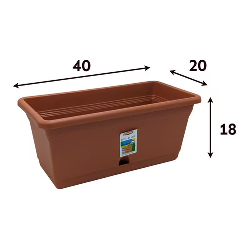 Vaso rettangolare sottovaso - rettangolare,